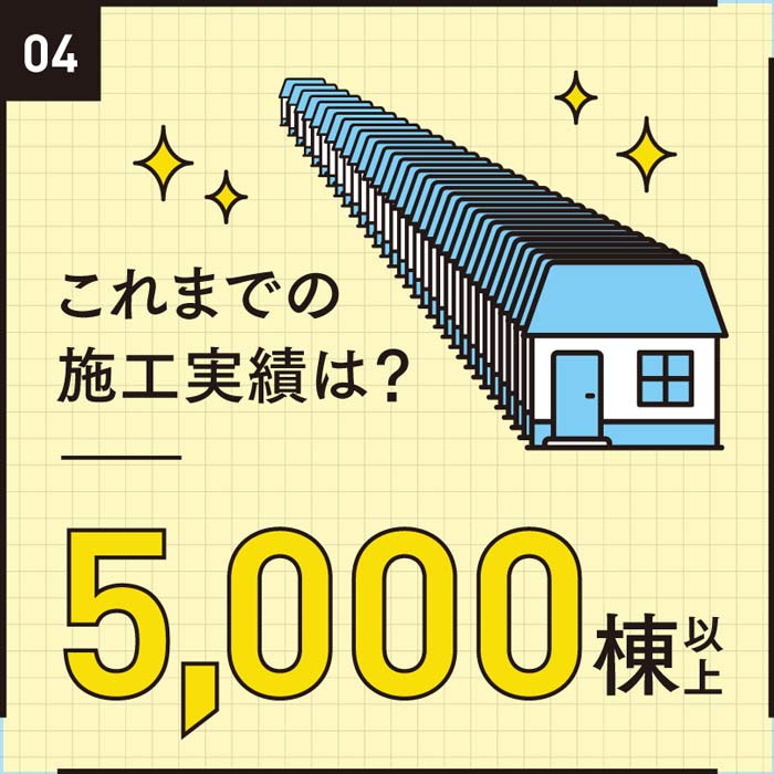 これまでの施工実績は?
