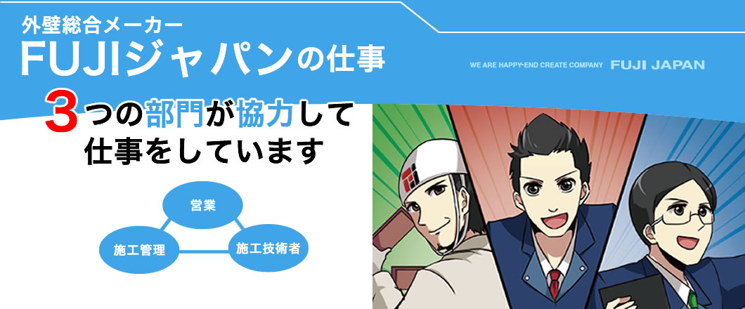 FUJIジャパンの仕事